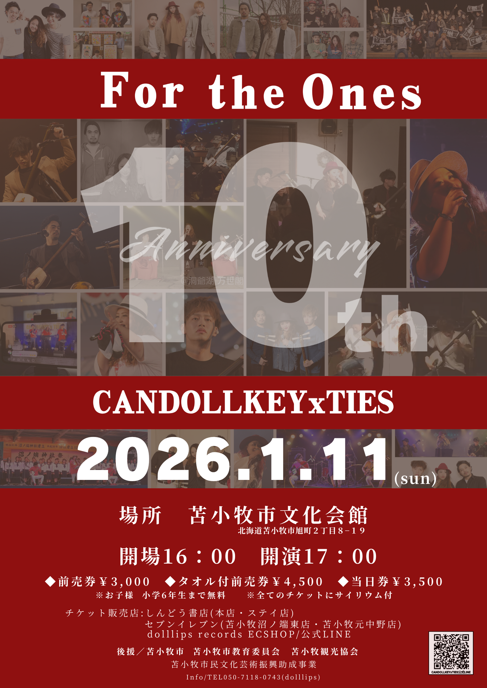 CANDOLLEYxTIES 単独 LIVE『For the Ones』10th Anniversary